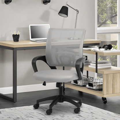 Rolling Office Chair with Armrests and Padded Seat for Home Office detail image - detail view 22