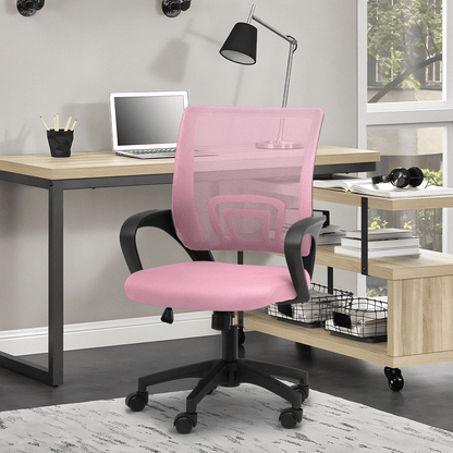 Rolling Office Chair with Armrests and Padded Seat for Home Office detail image - detail view 26