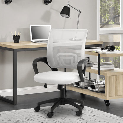 Rolling Office Chair with Armrests and Padded Seat for Home Office detail image - detail view 3