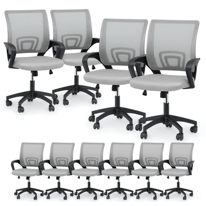 Office Chair shown in the Grey - 10 Pcs option