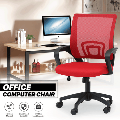 Office Chair shown in the Red option