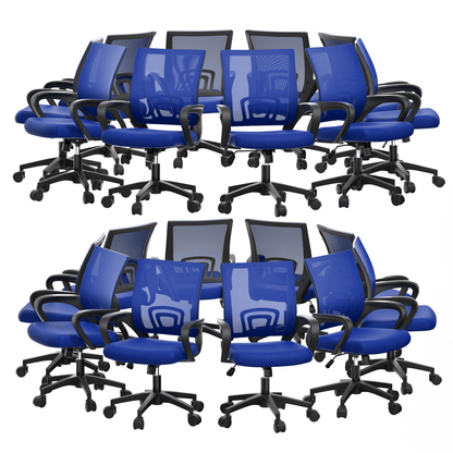 Office Chair shown in the Sapphire - 20 Pcs option