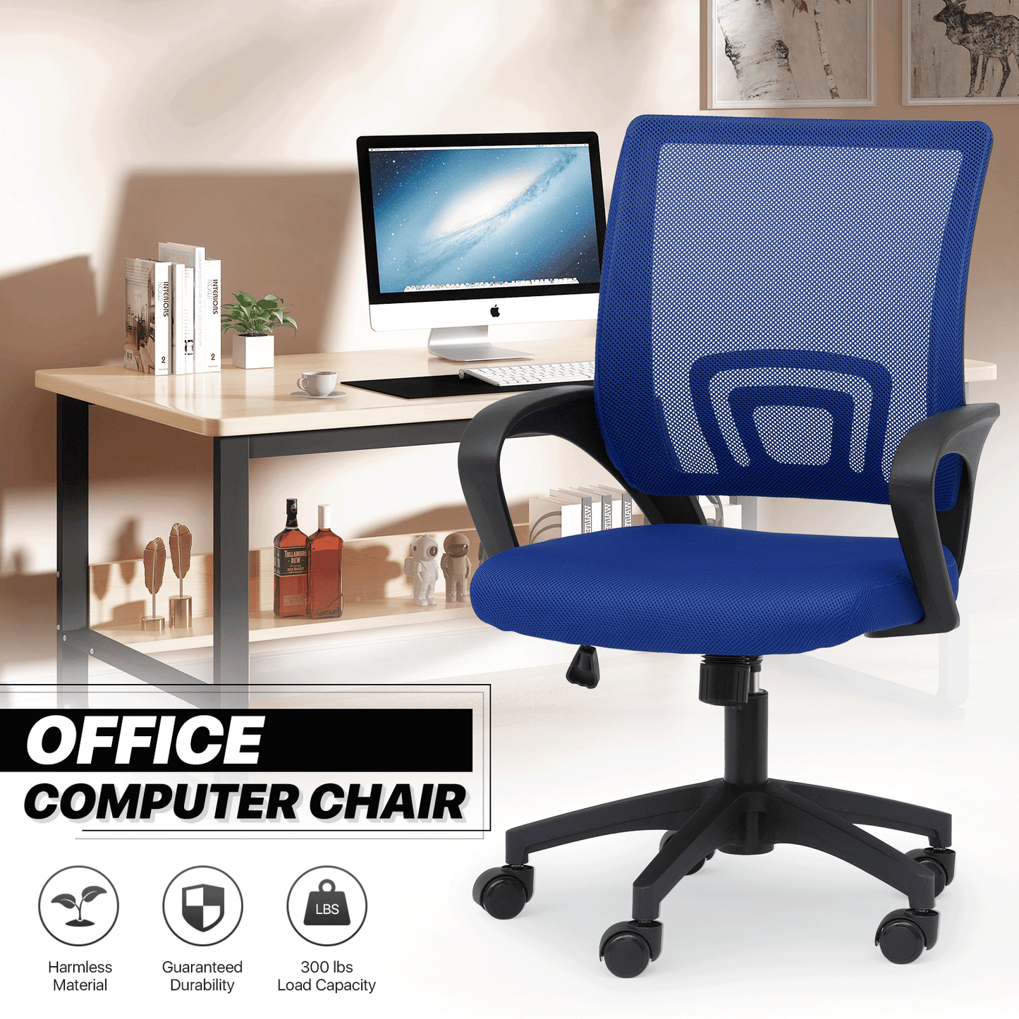Office Chair shown in the Sapphire option