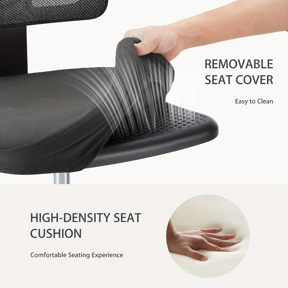 Rolling Office Chair with Lumbar Support, Computer Desk Chair detail image - detail view 13