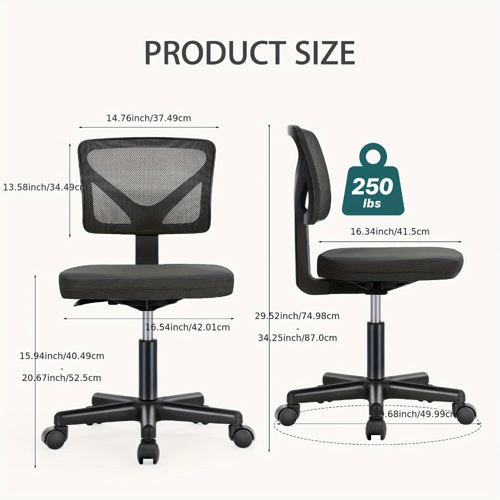Rolling Office Chair with Lumbar Support, Computer Desk Chair detail image - detail view 20