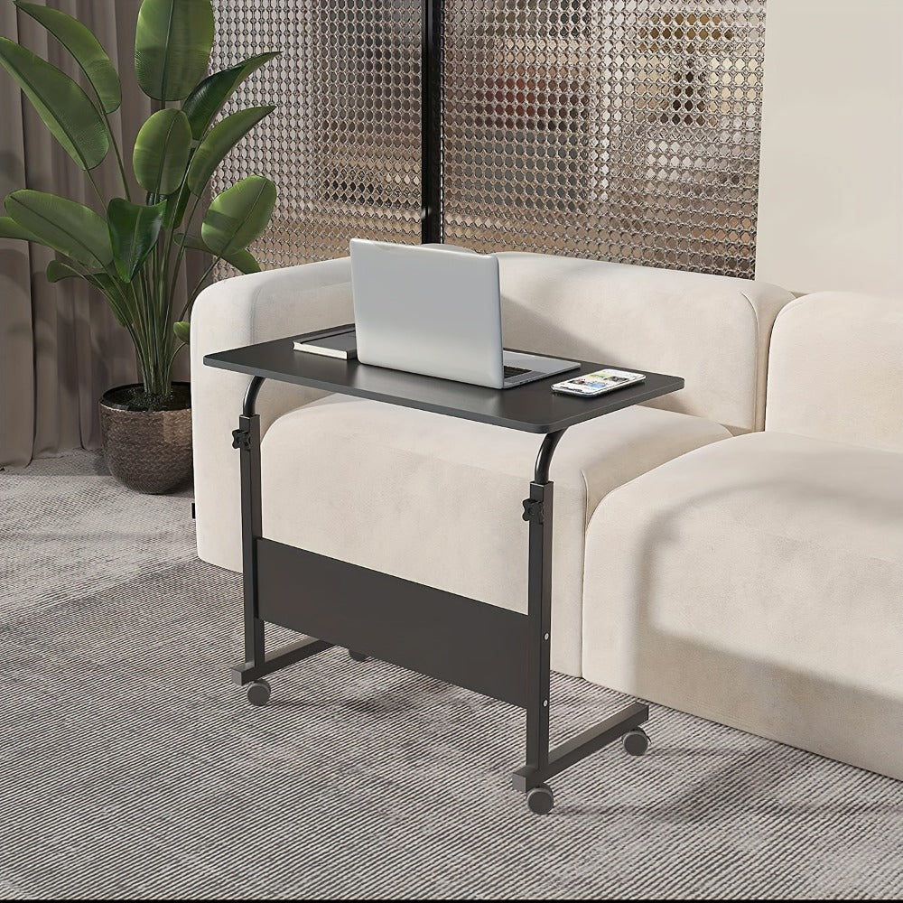 Rolling Overbed Table with Adjustable Height and Rolling Wheels for Living Room detail image - detail view 3