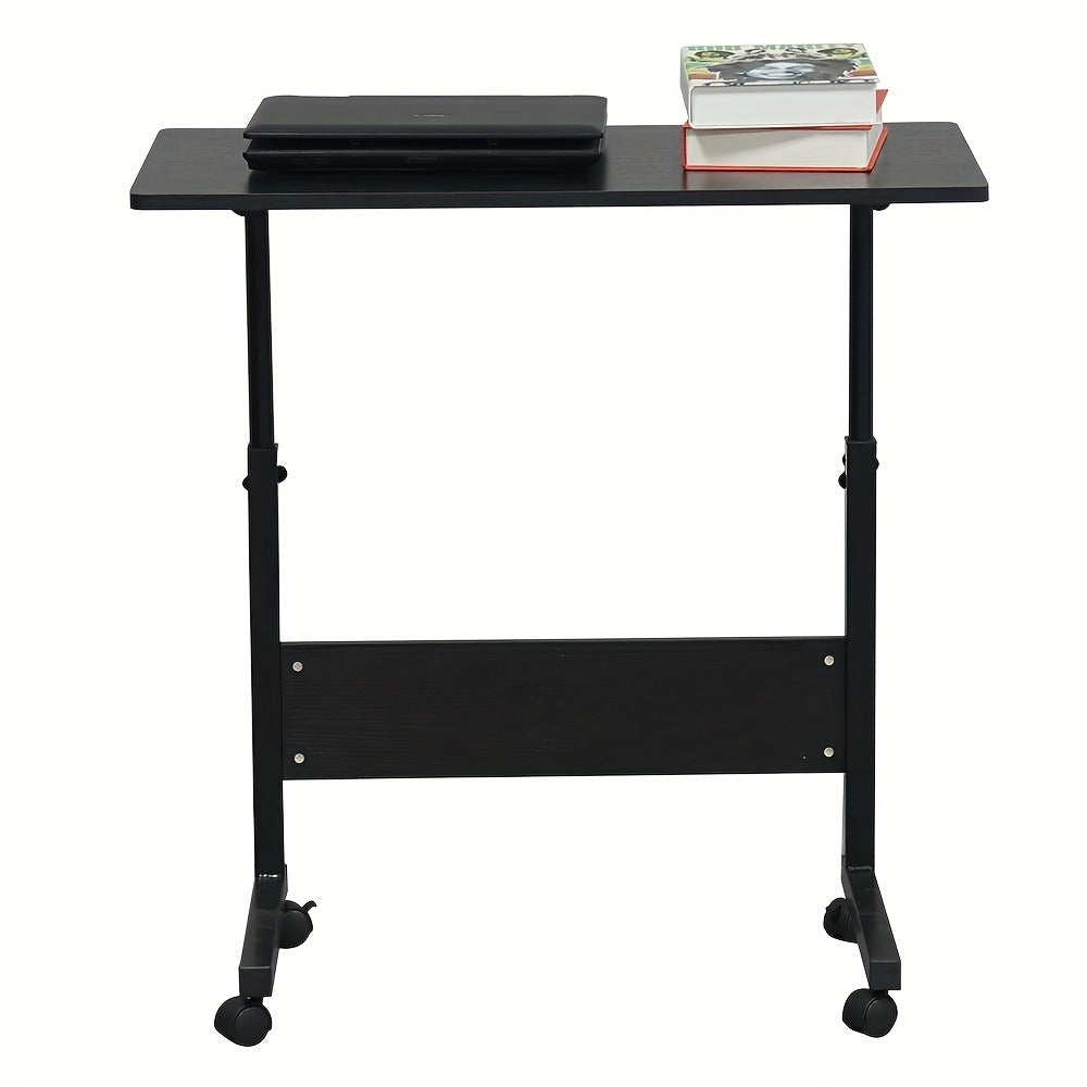 Rolling Overbed Table with Adjustable Height and Rolling Wheels for Living Room detail image - detail view 7