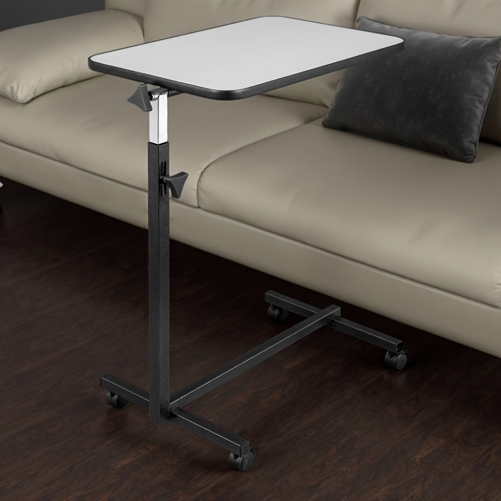 Rolling Overbed Table with Adjustable Height and Rolling Wheels for Living Room detail image - detail view 9