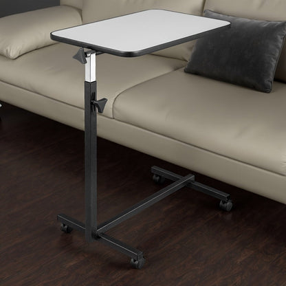 Rolling Overbed Table with Adjustable Height and Rolling Wheels for Living Room detail image - detail view 9