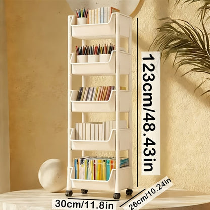 Rolling Storage Cart with Rolling Wheels for Organized Everyday Storage detail image - detail view 16