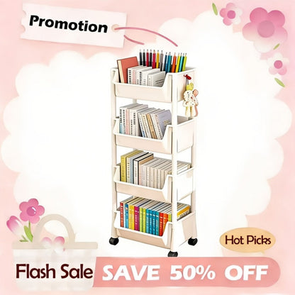 Rolling Storage Cart with Rolling Wheels for Organized Everyday Storage detail image