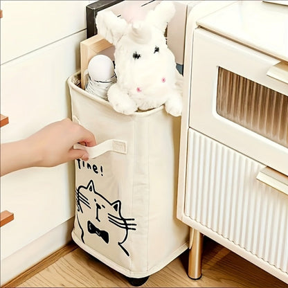 Rolling Storage Cart with Rolling Wheels for Organized Everyday Storage in Home Office detail image - detail view 10