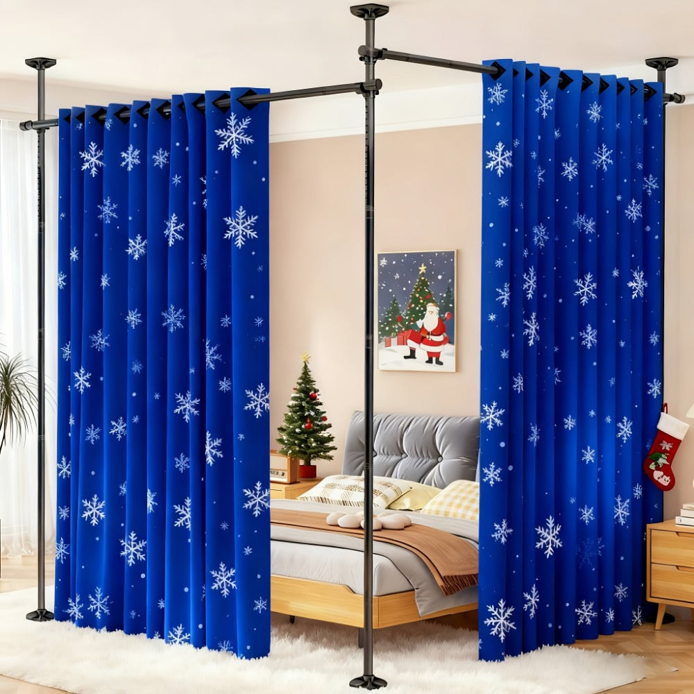 Room Divider Rod, Floor to Ceiling Tension Rod Room Divider - No Drilling, Adjustable 28 shown in the main product view
