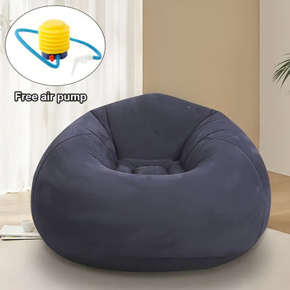 Bean Bag Chair shown in the New sofa Red option