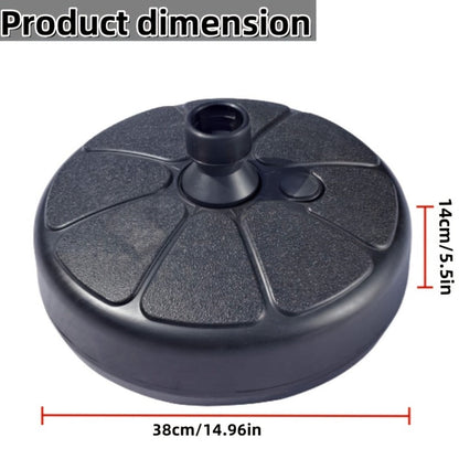 Round Heavy-Duty Umbrella Base with Weather-Resistant Finish detail image - detail view 15