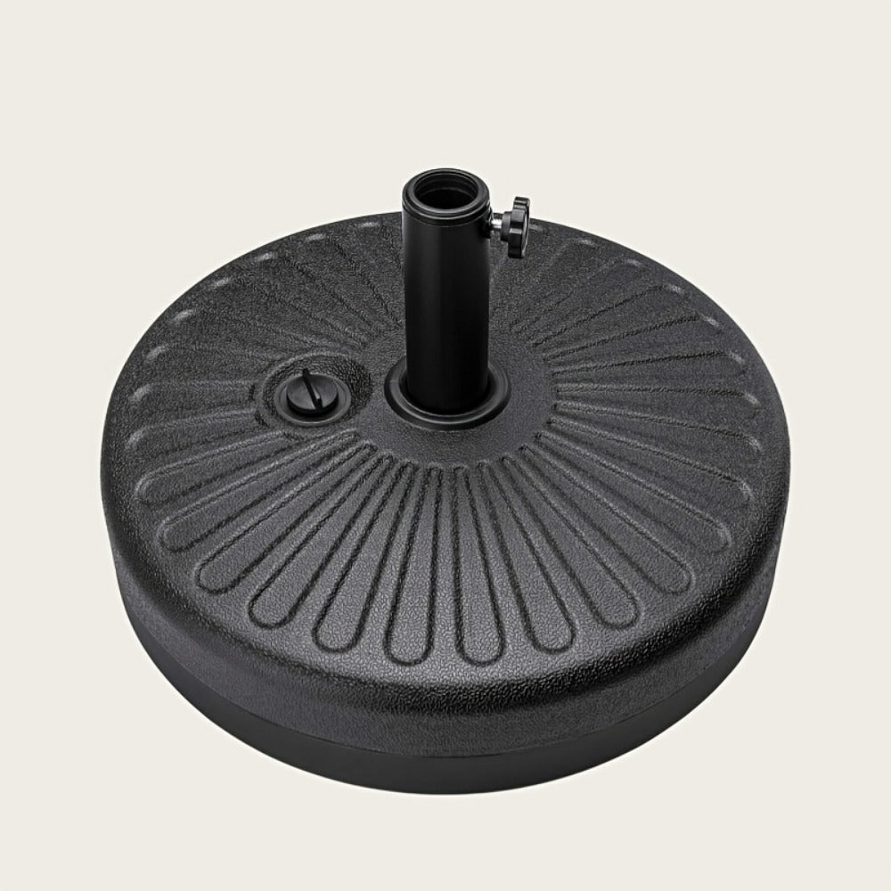 Round Heavy-Duty Umbrella Base with Weather-Resistant Finish detail image - detail view 19