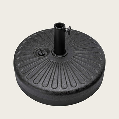 Round Heavy-Duty Umbrella Base with Weather-Resistant Finish detail image - detail view 19