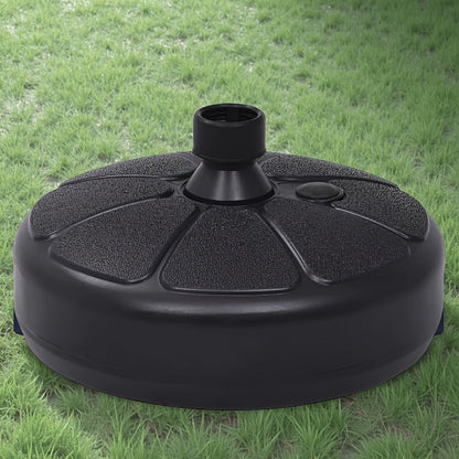 Round Heavy-Duty Umbrella Base with Weather-Resistant Finish detail image - detail view 3