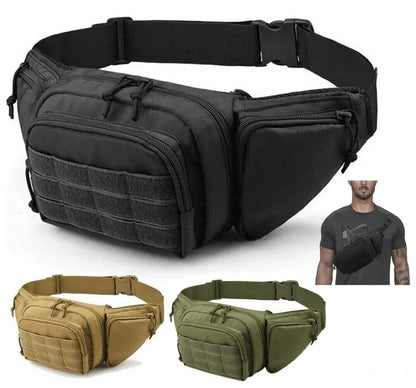 Concealed Carry Fanny Pack – Tactical Pistol Waist Pack Holster Bag with MOLLE System