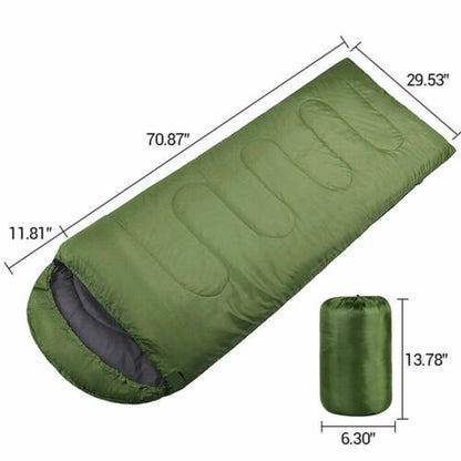 Lightweight Sleeping Bag – 4 Season Portable Camping Sleeping Bag for Adults, Hiking & Backpacking