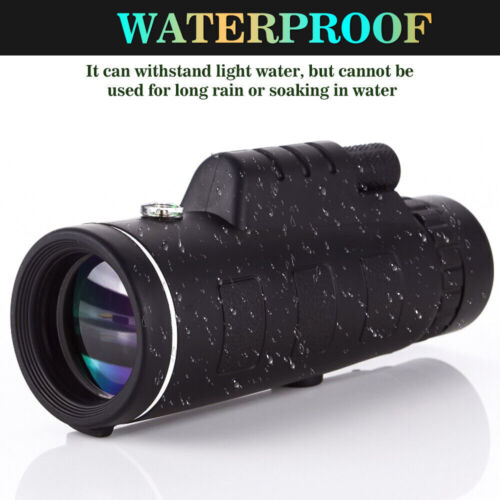 40x60 HD Monocular Telescope with BAK4 Prism & Phone Holder