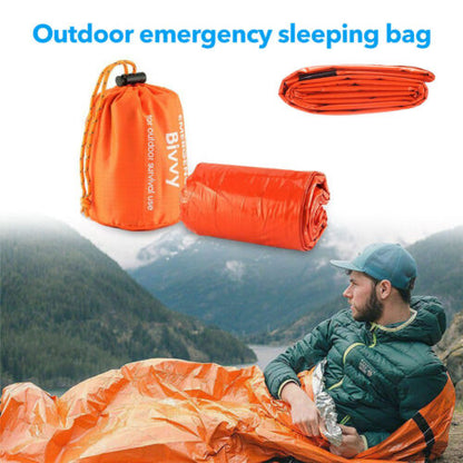Emergency Bivy Sleeping Bag – Thermal Mylar Survival Sack