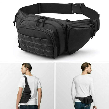 Concealed Carry Fanny Pack – Tactical Pistol Waist Pack Holster Bag with MOLLE System