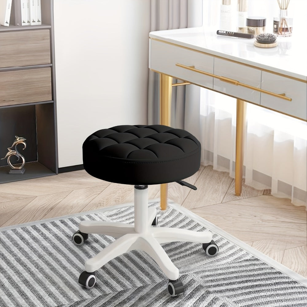 Salon Chair with Padded Seat and 360° Swivel for Beauty Studio detail image - detail view 5