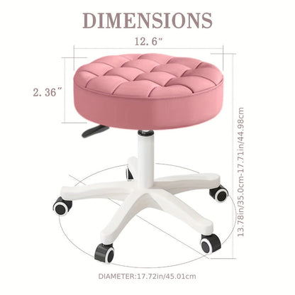 Salon Chair with Padded Seat and 360° Swivel for Beauty Studio detail image - detail view 8