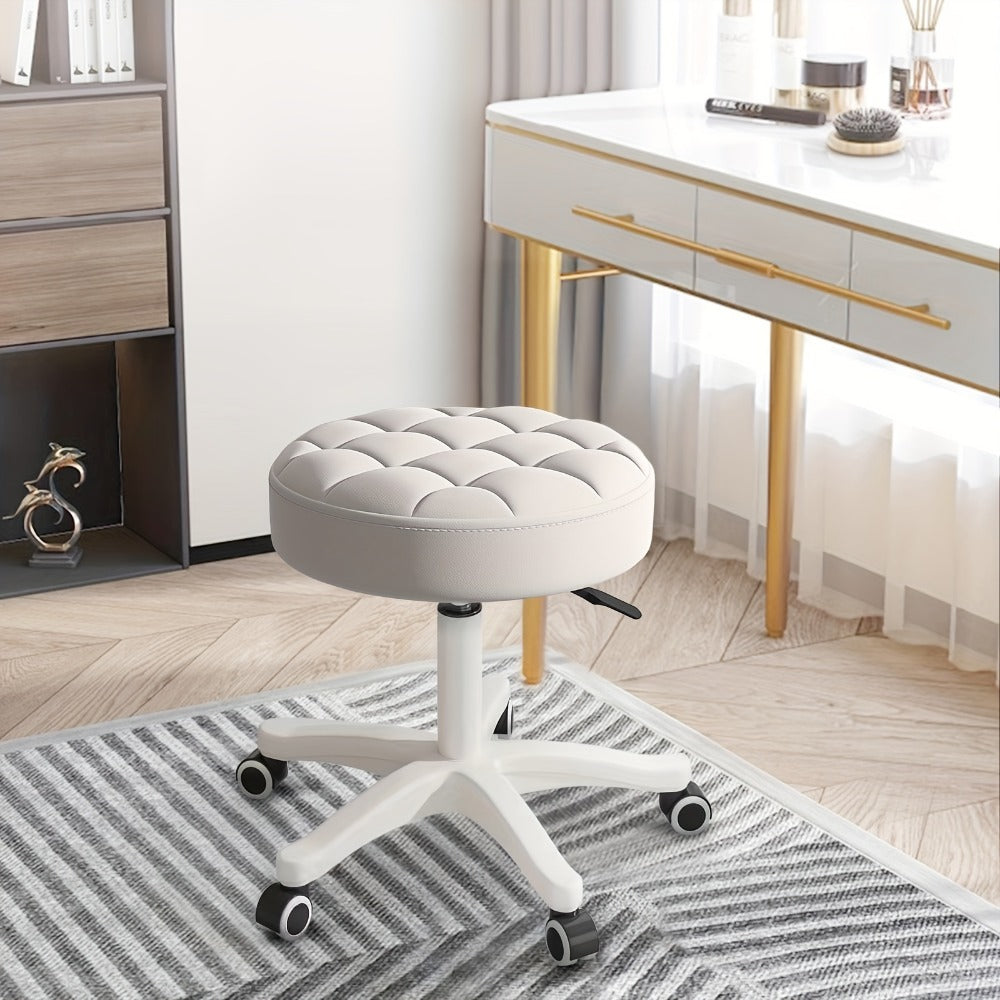 Salon Chair with Padded Seat and 360° Swivel for Beauty Studio detail image - detail view 9