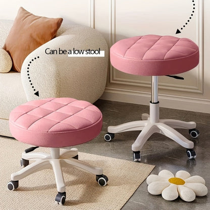 Salon Chair, Rotating Stool for Barber Nail Makeup Artist Adjustable Swivel Stool shown in the main product view