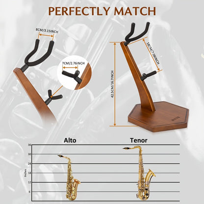 Saxophone Stand, STRICH, FH-4, Solid for Holding And Displaying Saxophones detail image - detail view 7