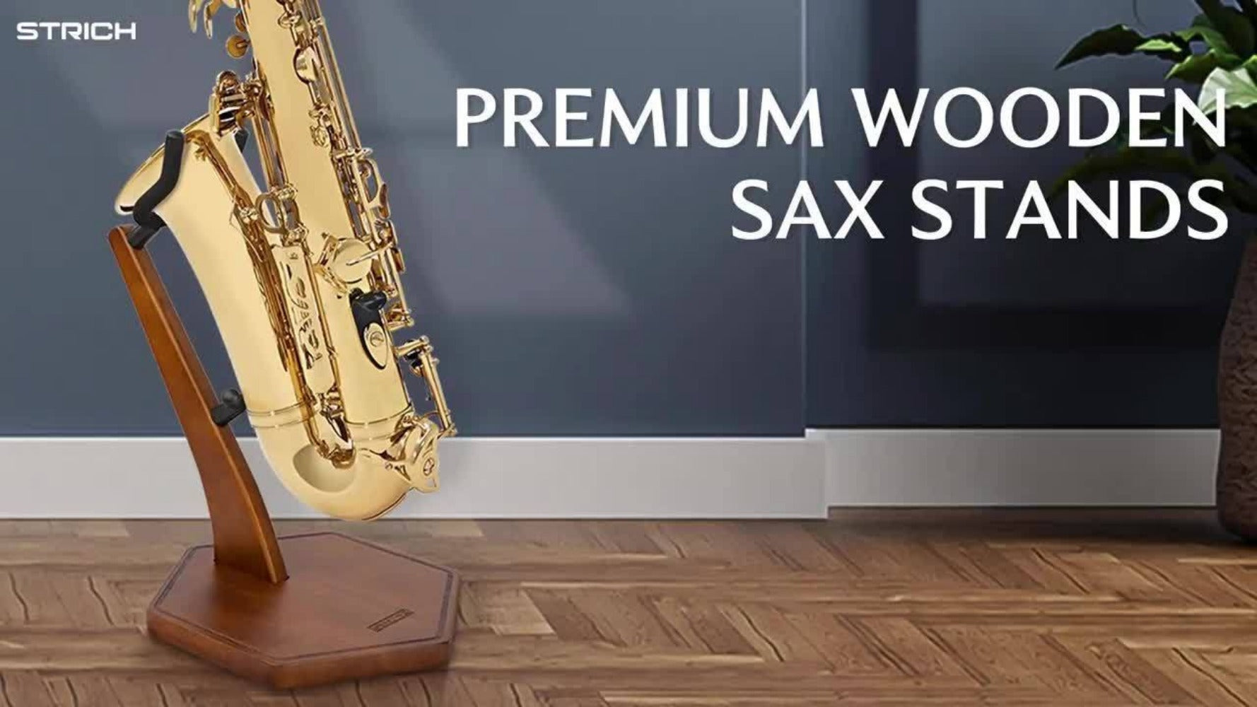 Saxophone Stand, STRICH, FH-4, Solid for Holding And Displaying Saxophones detail image - detail view 9