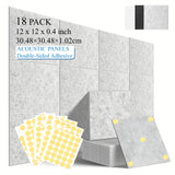 Square Soundproof Panel 30L1H Light Gray