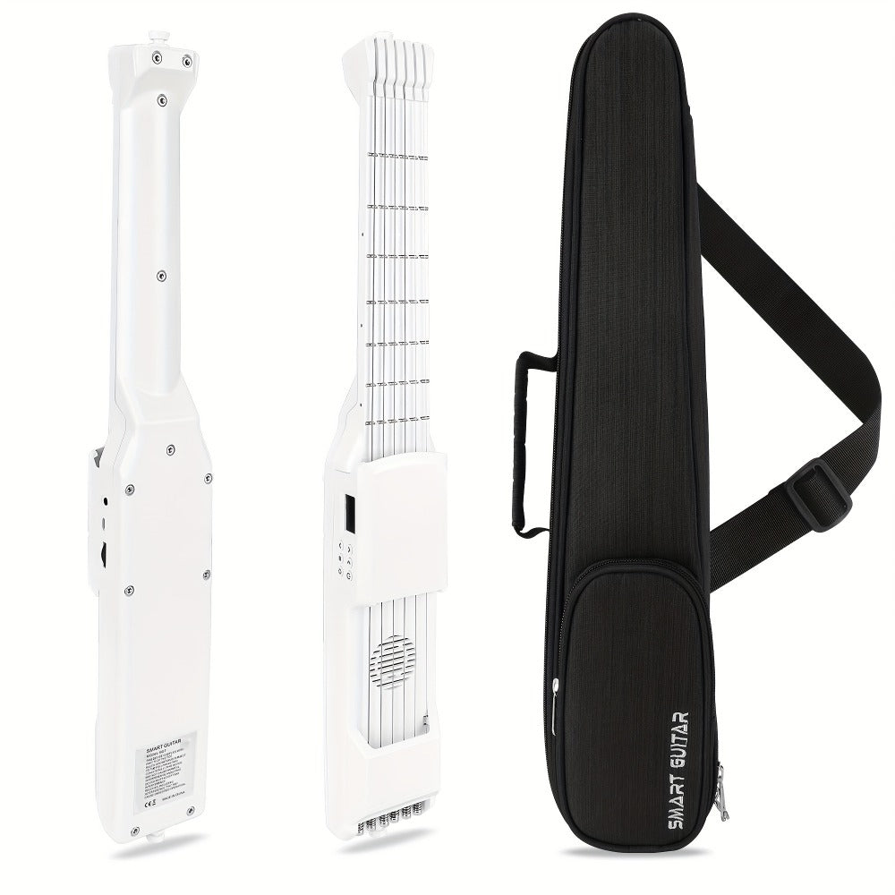 SG7 Smart Digital Guitar with LCD, MIDI, App Practice and Speakers detail image - detail view 10