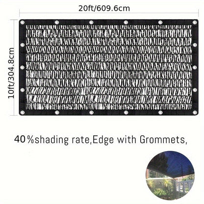 Shade Cloth shown in the 10*20ft option