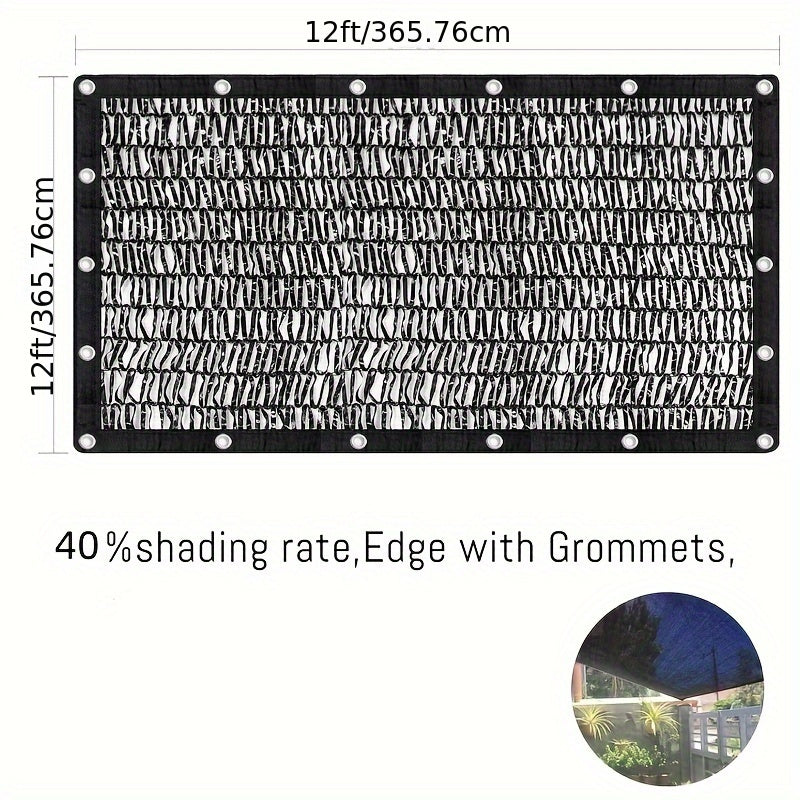 Shade Cloth shown in the 12*12ft option