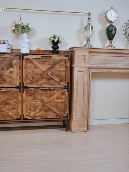 Shoe Cabinet with Large-Capacity Storage, Entryway Shoe Organizer detail image - detail view 19