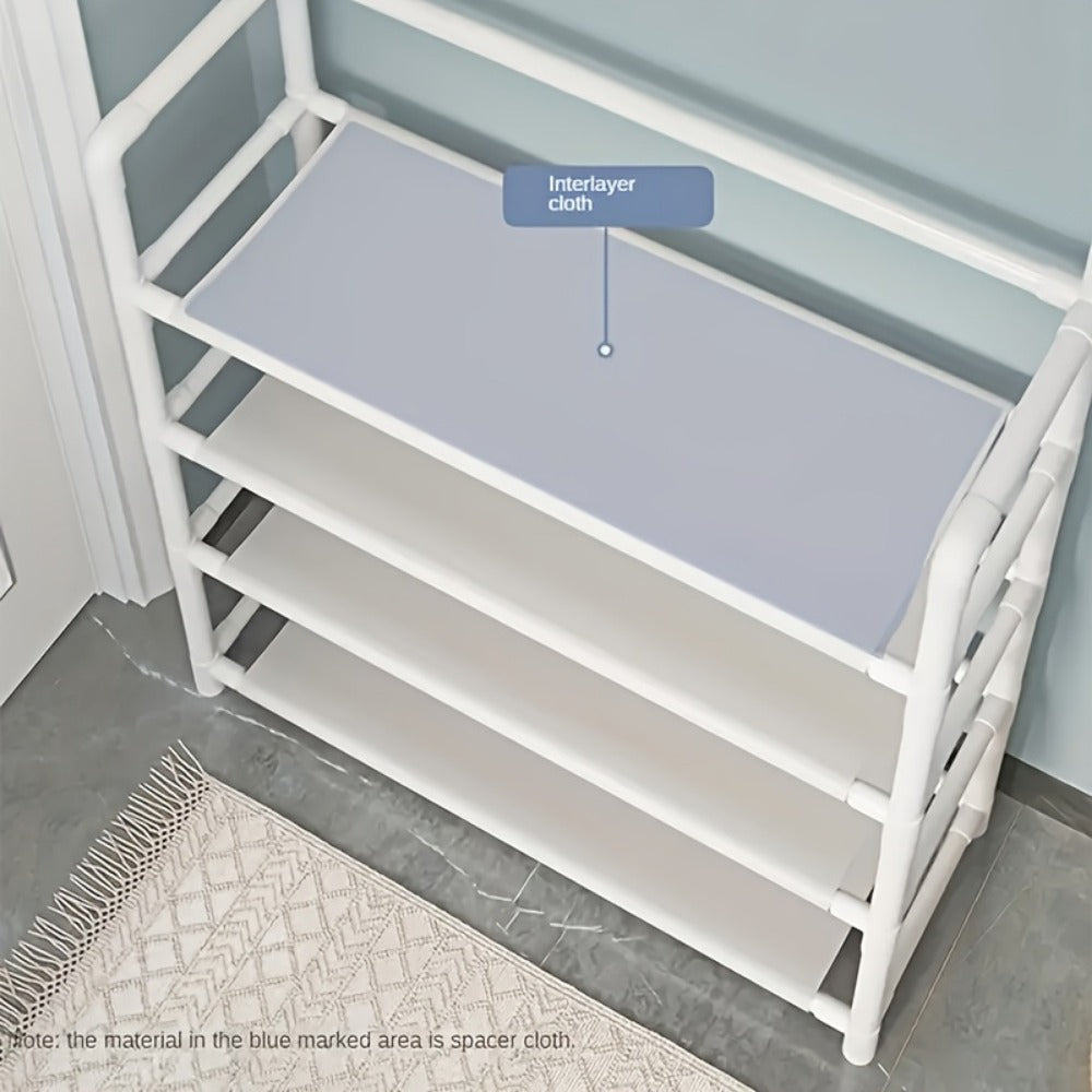 Shoe Rack with Tool-Free Assembly for Organized Everyday Storage in Entryway detail image - detail view 12