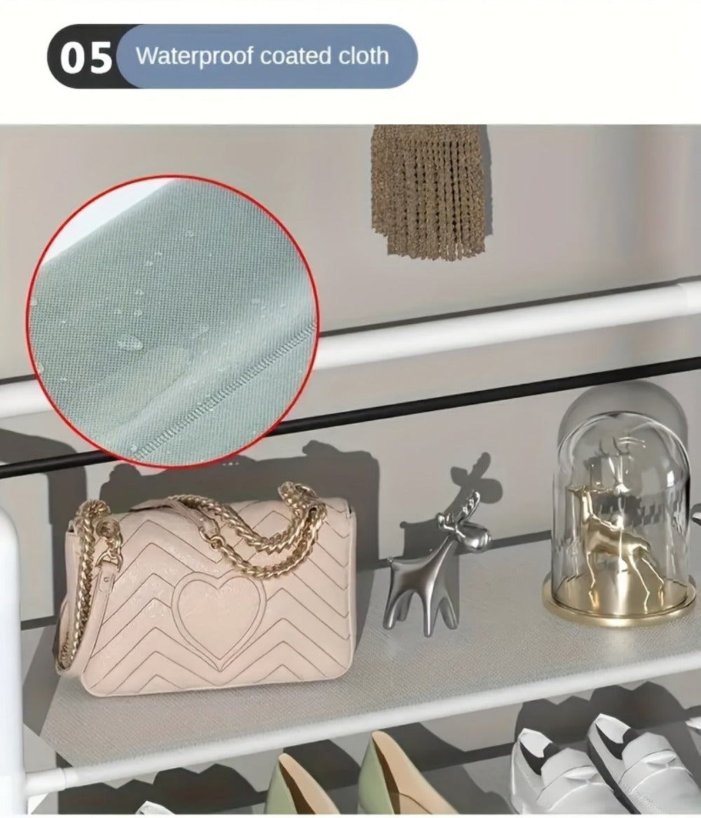 Shoe Rack with Tool-Free Assembly for Organized Everyday Storage in Entryway detail image - detail view 22