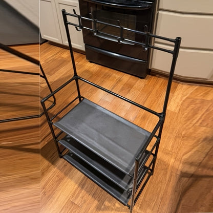 Shoe Rack with Tool-Free Assembly for Organized Everyday Storage in Entryway detail image - detail view 3