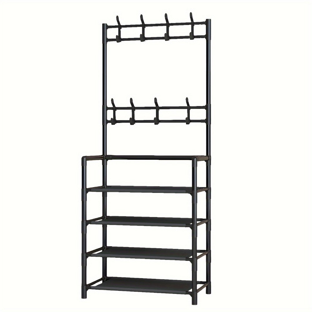 Shoe Rack with Tool-Free Assembly for Organized Everyday Storage in Entryway detail image - detail view 8