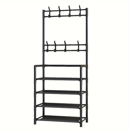 Shoe Rack with Tool-Free Assembly for Organized Everyday Storage in Entryway detail image - detail view 8