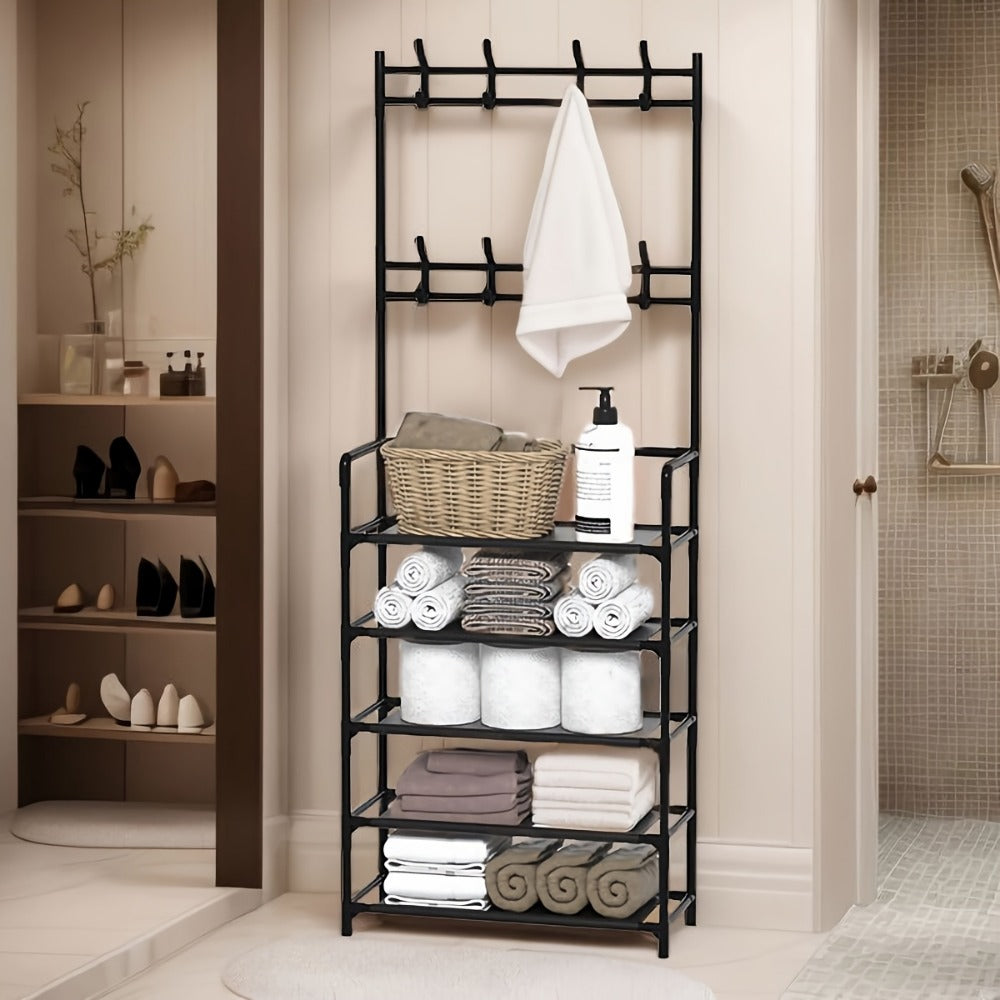 Shoe Rack with Tool-Free Assembly for Organized Everyday Storage in Entryway detail image - detail view 9