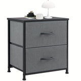 【2-drawer grey】