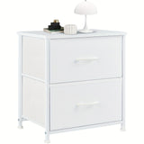 2-drawer white