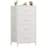 4-drawer white