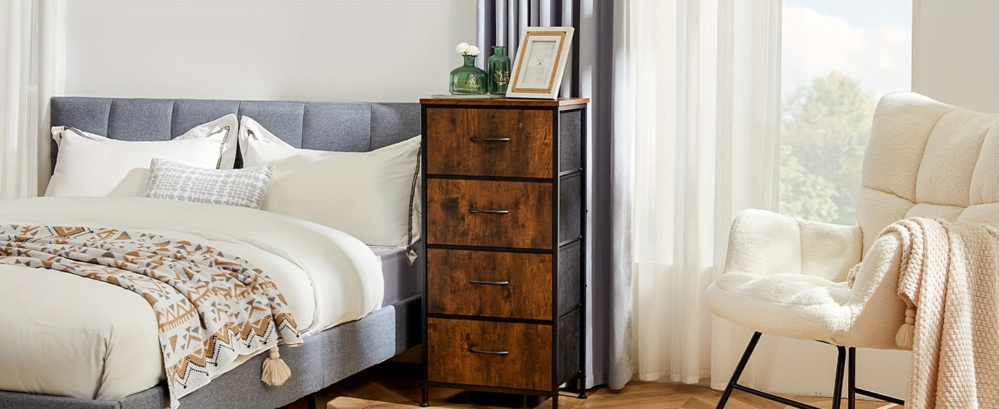 Slim Wood Dresser with Multiple Color Options, Drawer Storage Cabinet detail image - detail view 18