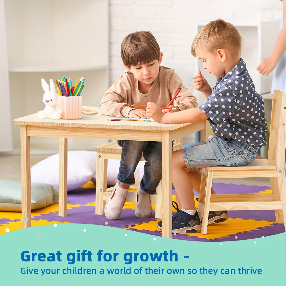 Solid Wood Kids Table And Chair Set for Kids' Room and Bedroom detail image - detail view 6