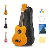 21 inch ukulele orange